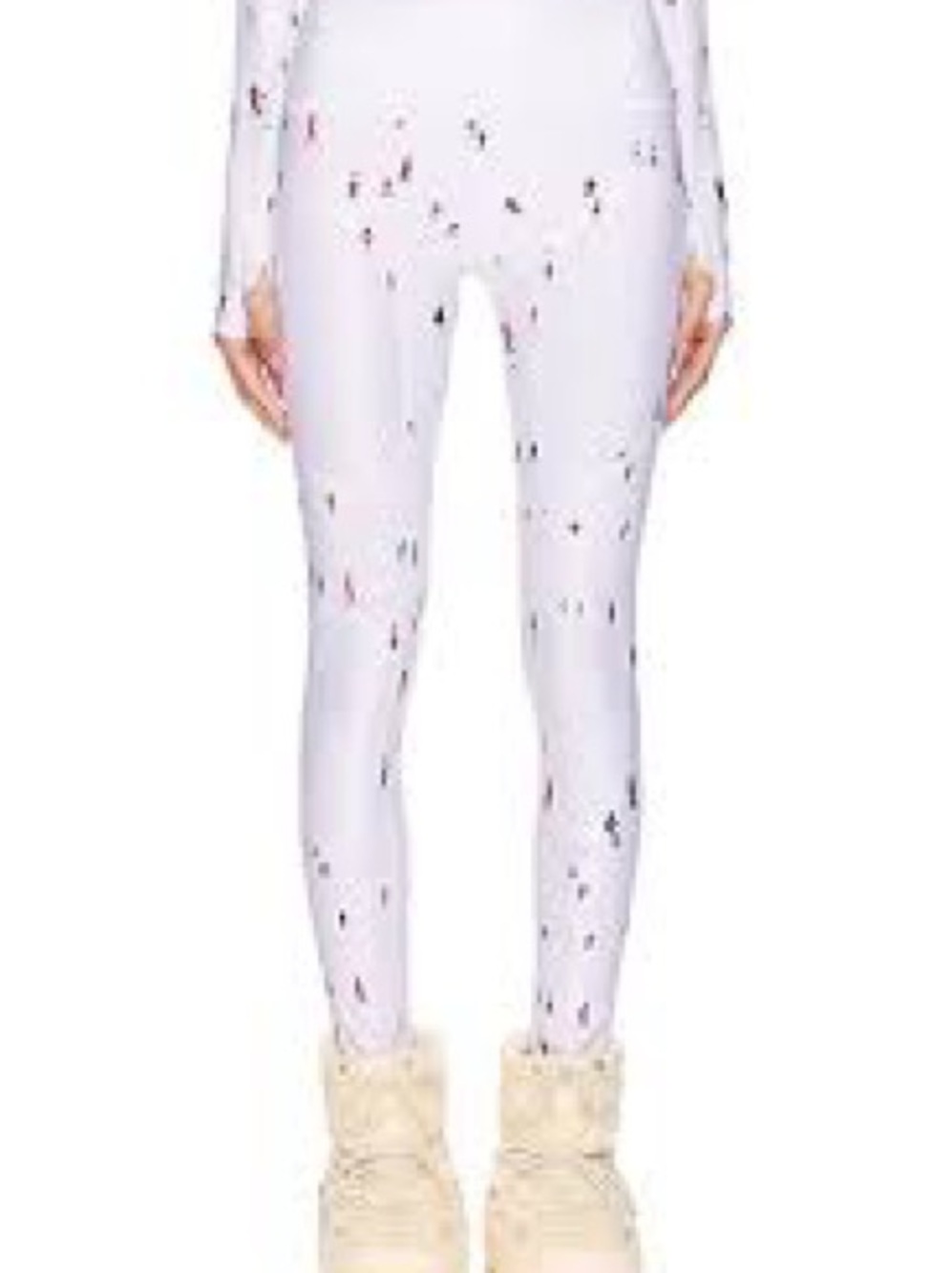 Perfect Moment Dede Johnston Crowded Slopes Ski Leggings Size S Stretch